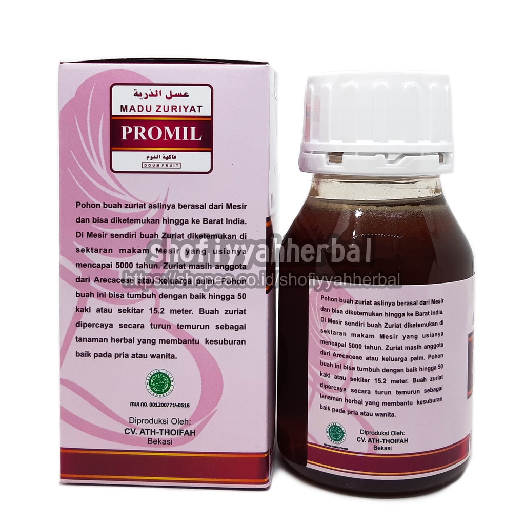 MADU PROMIL Madu Zuriat / Madu progam hamil / madu zuriat promil Ath - thoifah 350 gr-3