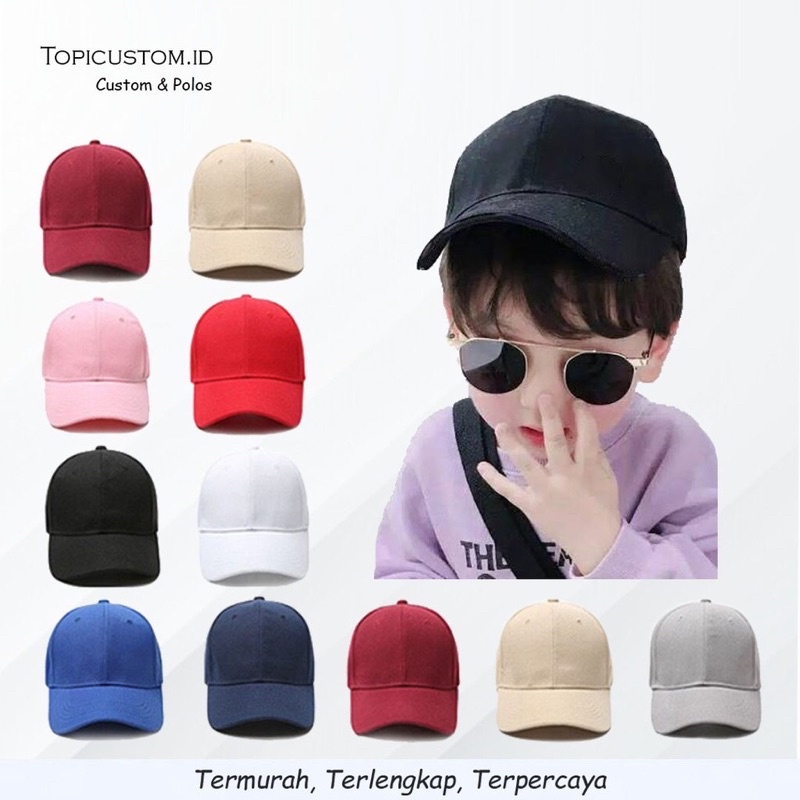 TOPI ANAK KEREN / TOPI ANAK MURAH / BASIC HAT