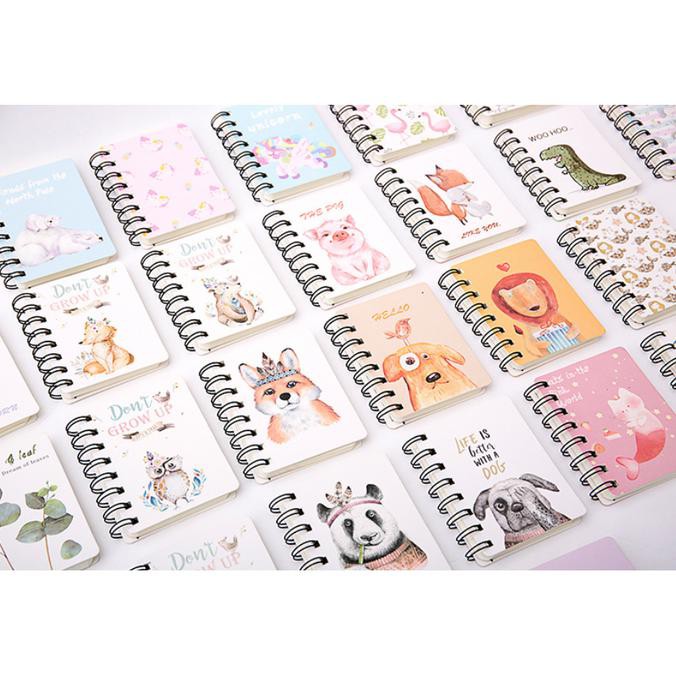 

Note Book Mini Spiral Animal and Cute Things