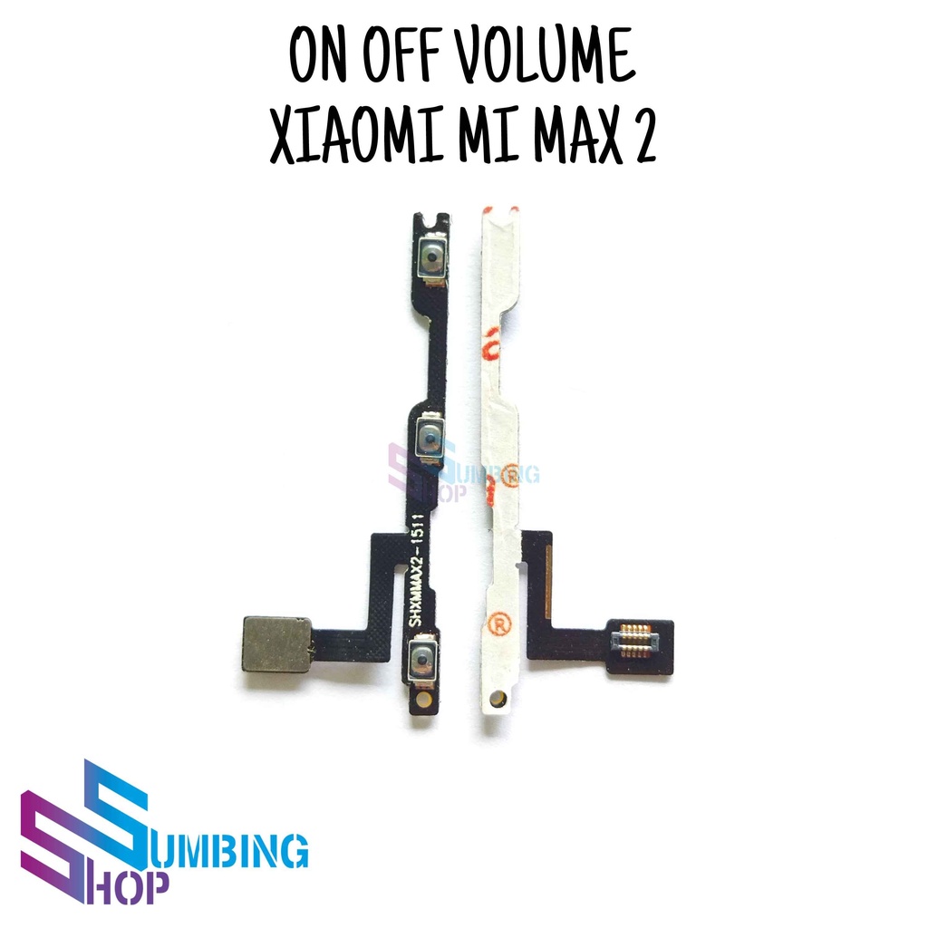 Flexible On Off Xiaomi Mi Max 2 Tombol Volume Fleksibel Power