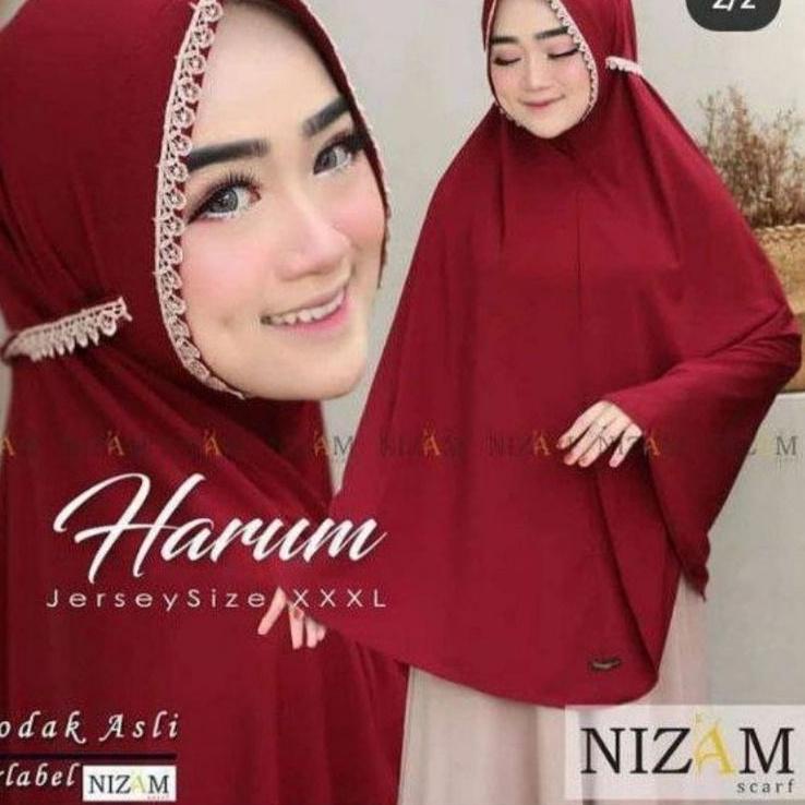 Jilbab Instan Tali Renda Jumbo Jersey Original –NP.25Au22p