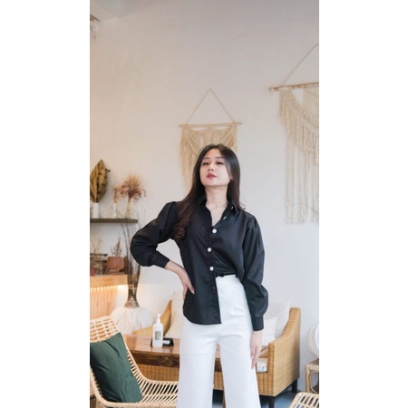Allegra Top by Keenanthi / Kemeja Toyobo / Kemeja Katun / Kemeja Wanita Murah / Kemeja Lemon