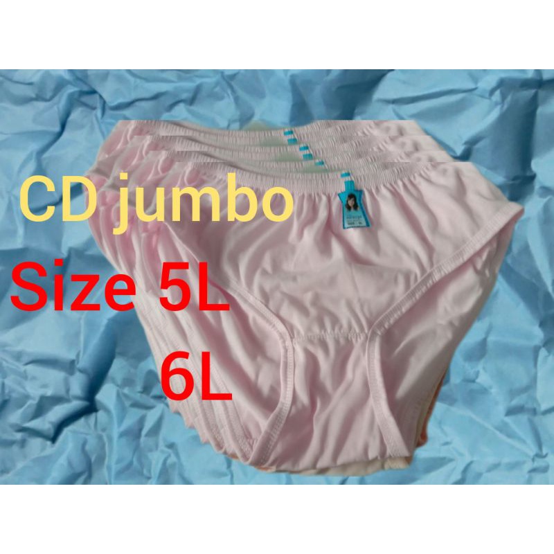 12pcs celana dalam jumbo, celana dalam wanita size 5L, 6L