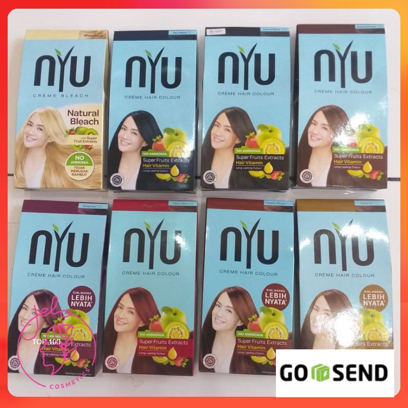 NYU CREME HAIR COLOR PIKOK RAMBUT [LENGKAP]