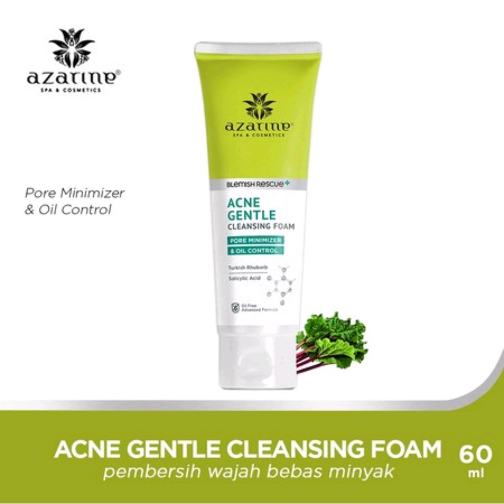 Azarine Acne Gentle Cleansing Foam 60 ml | Sabun Wajah Jerawat