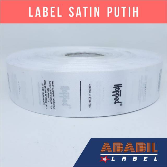 

Label satin / label baju / label hijab / label pakaian