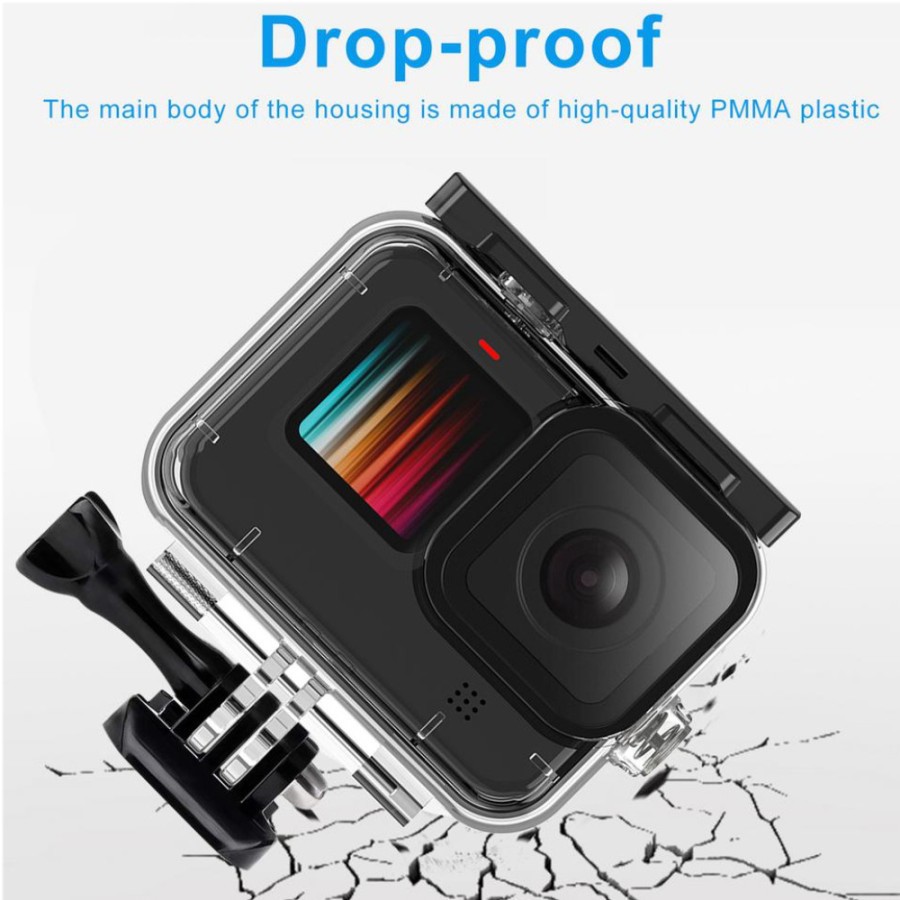 KingMa HERO9 Waterproof Case 50M Housing for Gopro Hero 9 Black Casing