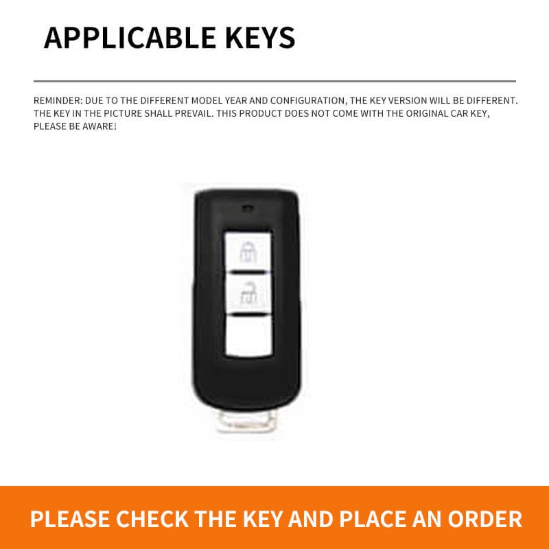 The New Mitsubishi Zinc Alloy Key Case Kunci Cover Outlander Pajero Xpander 2 3 Tombol Carbon Smart Key Casing