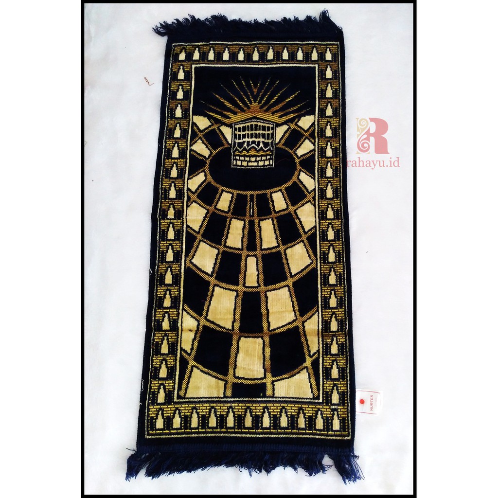 Sajadah Exlusif Nurtex Kabah Navy Kotak