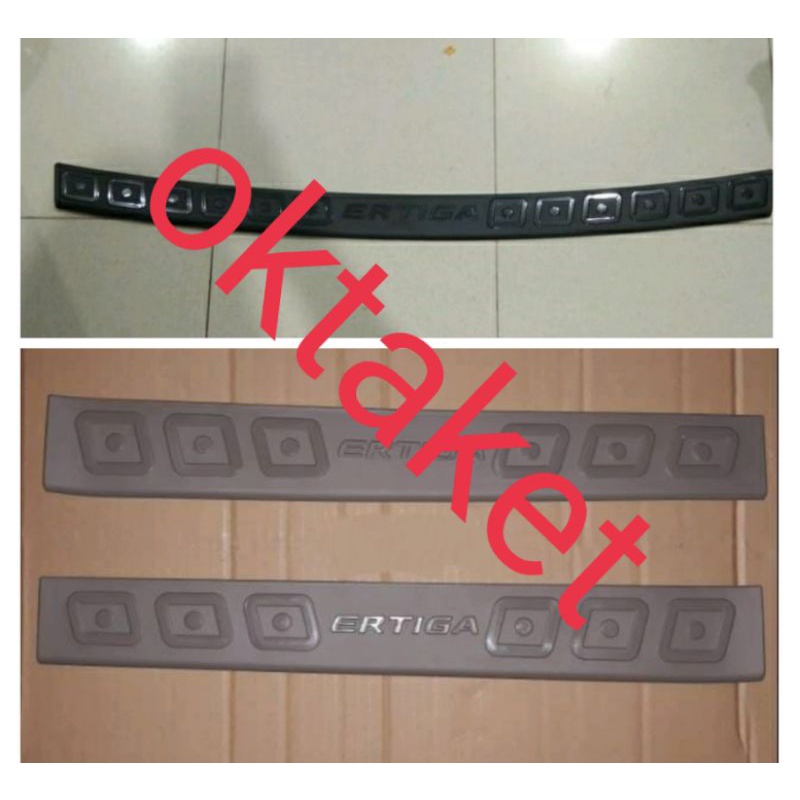 paket sillplate samping + belakang ertiga lama hitam cream