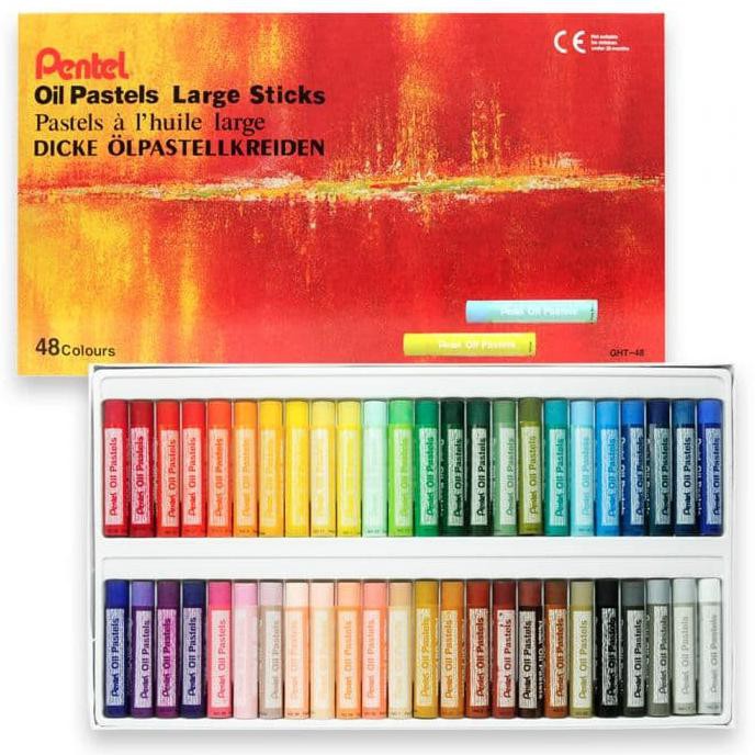 

Best Seller] Pentel Oil Pastel Large Stick Ght 48