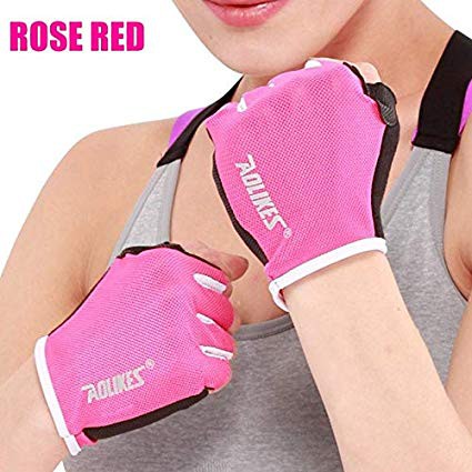 1 Pasang AOLIKES 104 Sarung Tangan Gym Gloves Fitness Gloves Gym Gloves Gym Cycling Men Women Sports