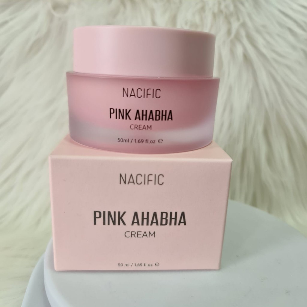 nacific pink aha bha cream original share/ full krim muka korea cream nacific