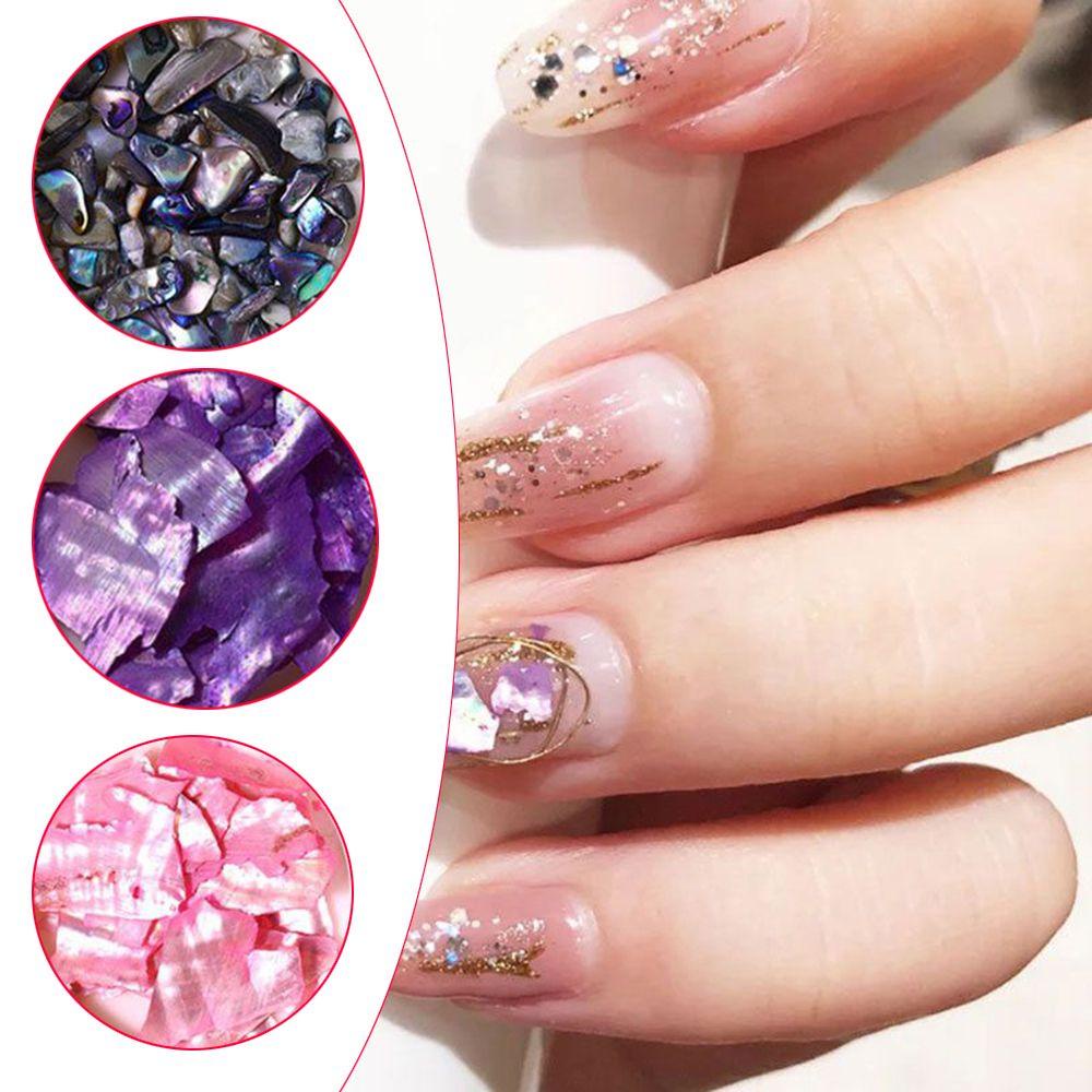 Mxbeauty Payet Serpihan Kerang Abalone 3D DIY Untuk Nail Art