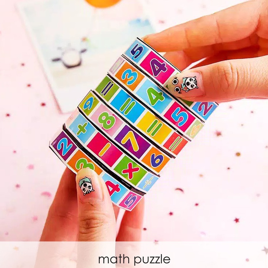 Mainan Edukasi Anak Rubik Kubus digital/Puzzle Belajar Matematika Dan Berhitung/ C54