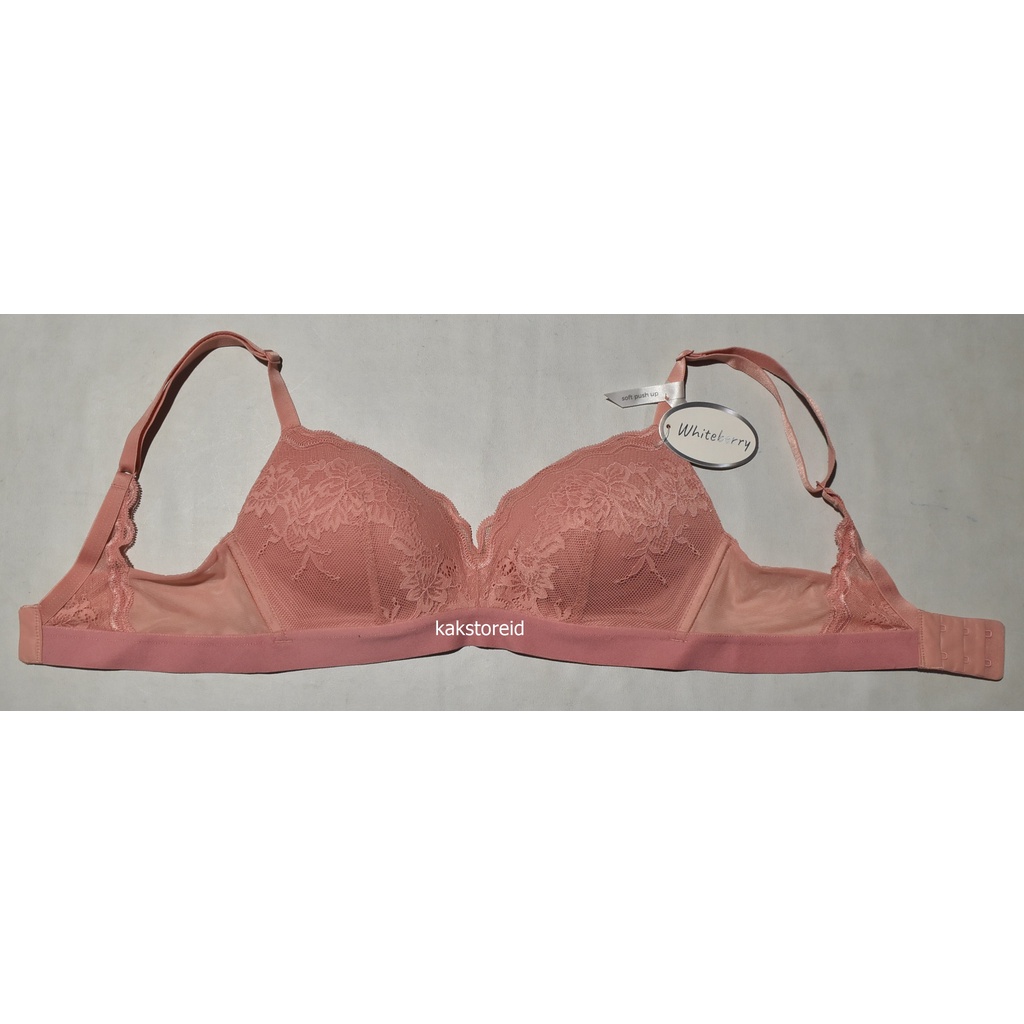 BRA Whiteberry Soft Push Up CXT 09 Coral Original Dan Real Picture