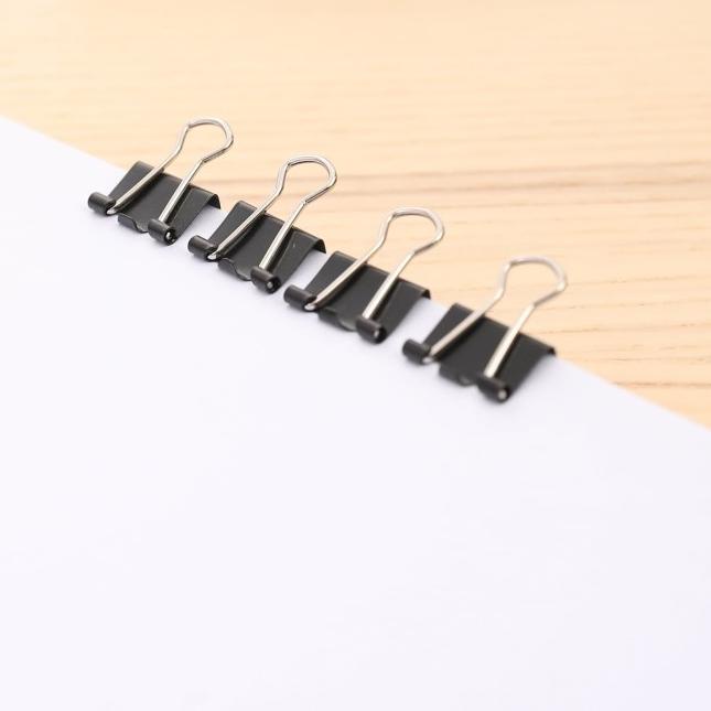 

➭ Deli E8566A Office Consumable/Binder Klip-Binder Clips 15mm 60 (Tube) ♕