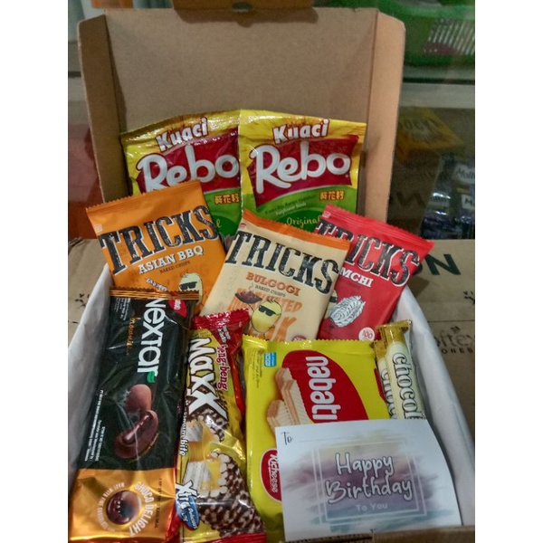 

SNACK BOX/HAMPERS/GIFT/GIFTCUSTOM/HADIAH