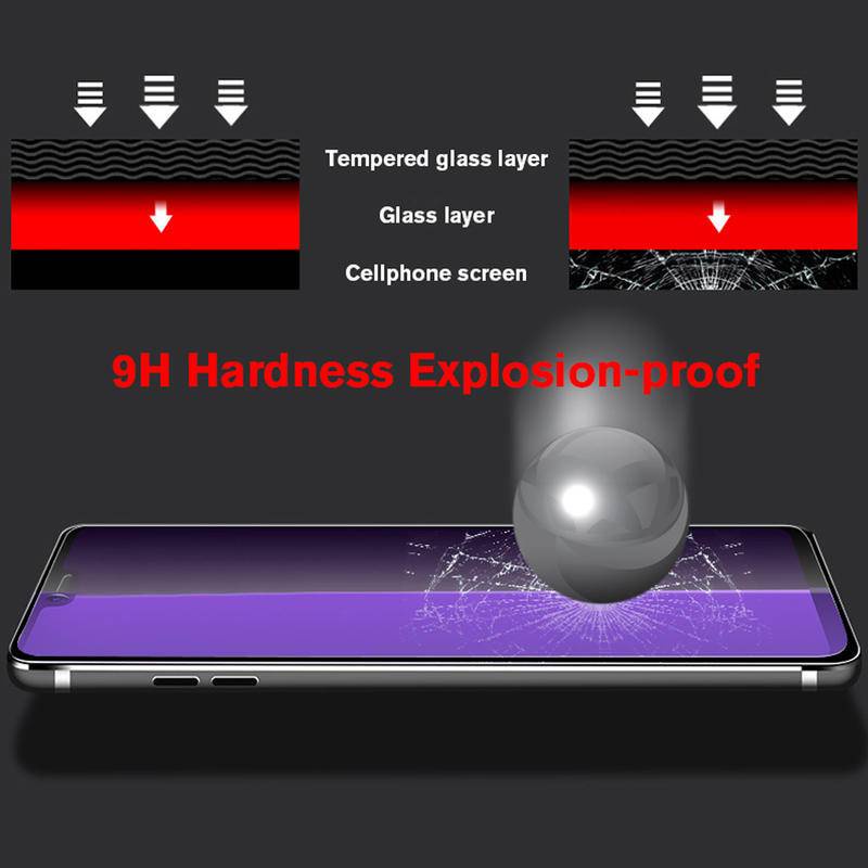 Anti Blue Light tempered glass for IPhone 11 12 Pro Max Mini 6 6s 7 8 Plus X XS Max XR SE 2020 phone screen protector protective film on glass
