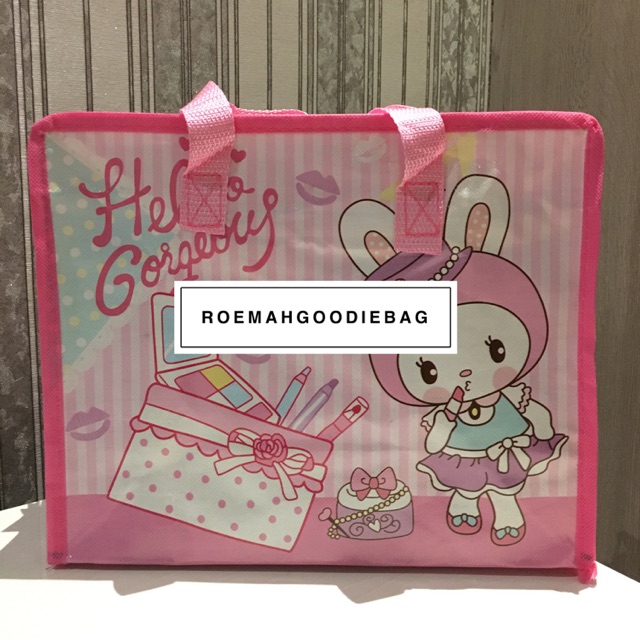 

Tas Karung Plastik 30*24/Birthday/Souvenir Ulang Tahun/Tas Resleting