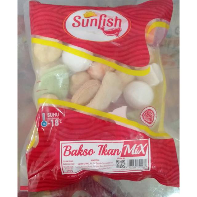 

SUNFISH Bakso Ikan Mix 500gr