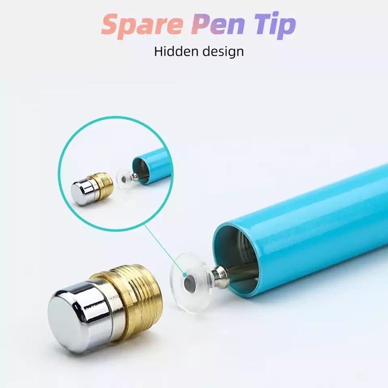 pen stylus support android iphone ipad universal capacitive warna gradasi- E