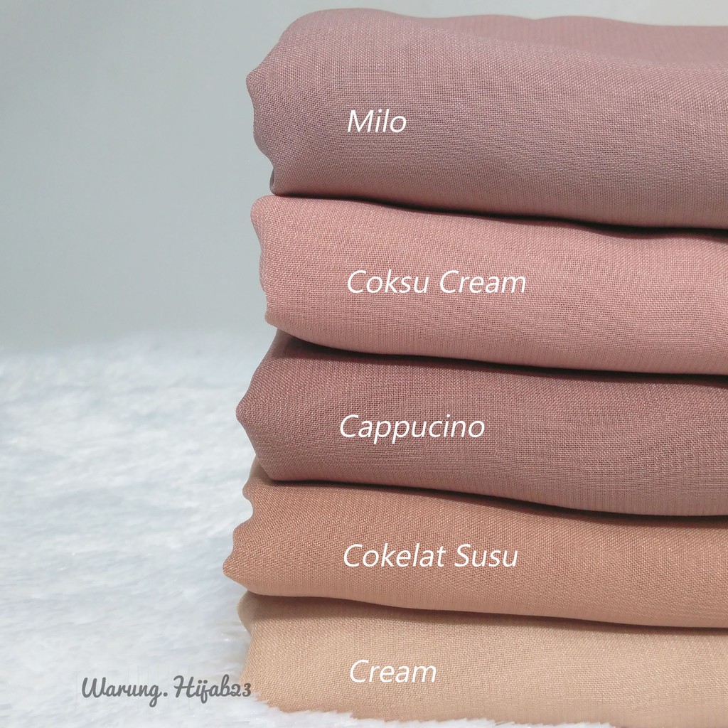 79 Inspirasi Warna Jilbab Bella Square Frappuccino  Jenis 