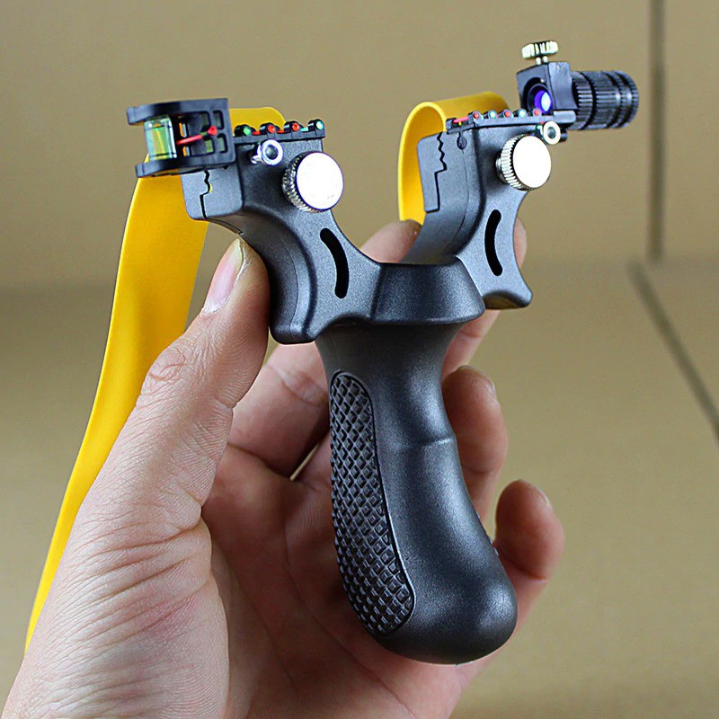 (MAINANKYU) SYQT Big Power Ketapel Tactical Slingshot with Lasser Sight