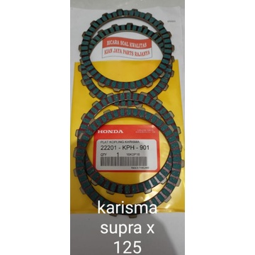 PLAT KOPLING / KAMPAS KOPLING /KAIN KOPLING KARISMA PNP SUPRA X 125. ORI THAILAND