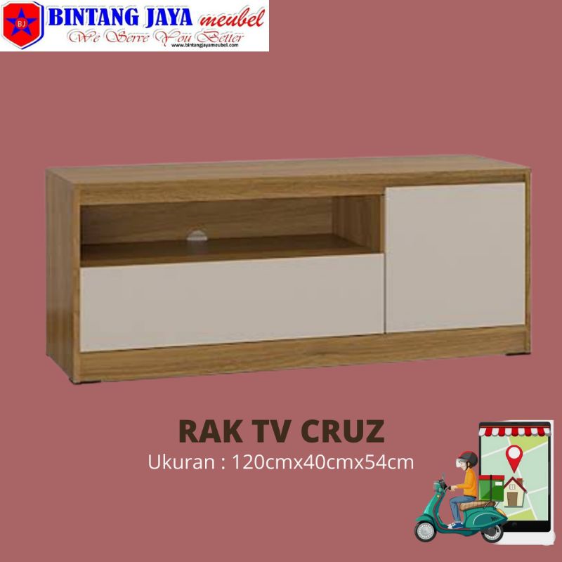 Meja TV Pendek Cruz Orbitrend / Buffet TV Pendek Minimalis / Meja TV