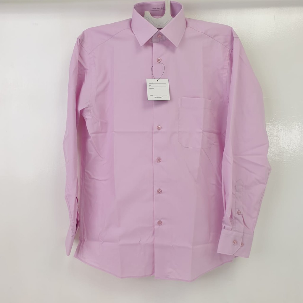 ALISAN Kemeja Polos Warna LILAC Size 14-17½ Reguler Fit Katalog 13