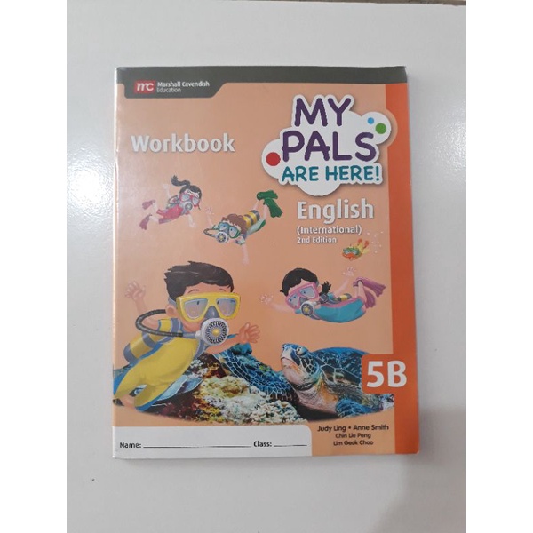 Buku English MY PALS ARE HERE 5A 5B PUPIL'S Book Work book Marshall Cavendish Education