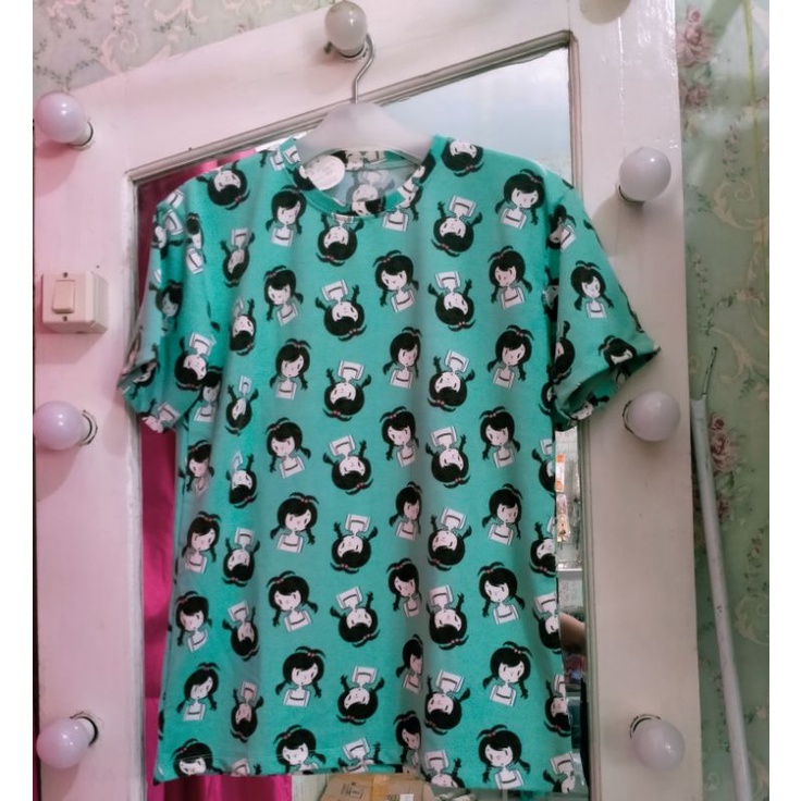 Kaos T-shirt atasan Fumiko Import