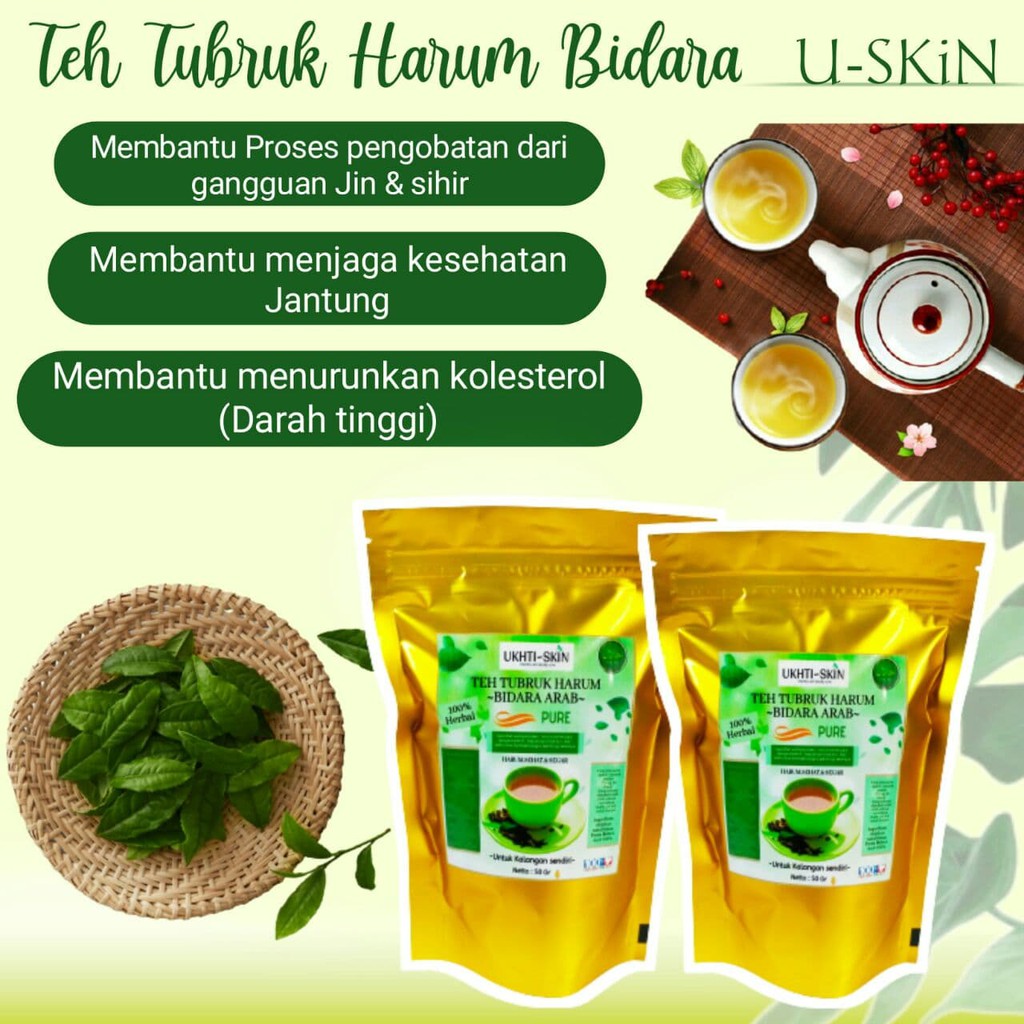 

TEH TUBRUK HARUM BIDARA 100 % alami