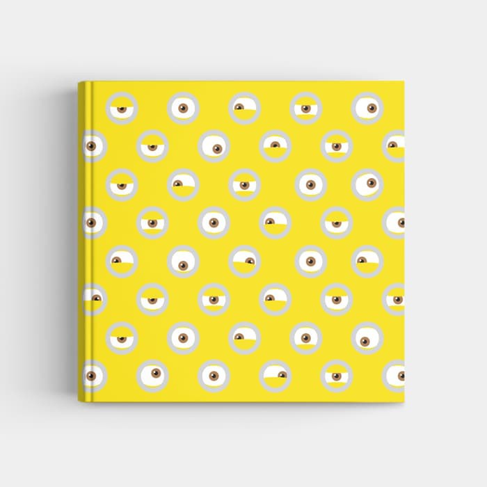 

Buku Diary catatan notebook Minion Eye Blue