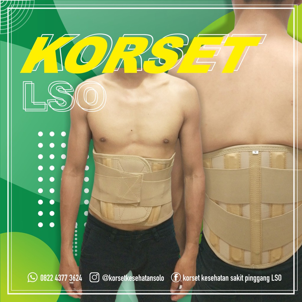 Korset Sakit Pinggang / Korset Kesehatan / Korset Nyeri Pinggang / Korset LSO / Korset Lumbal