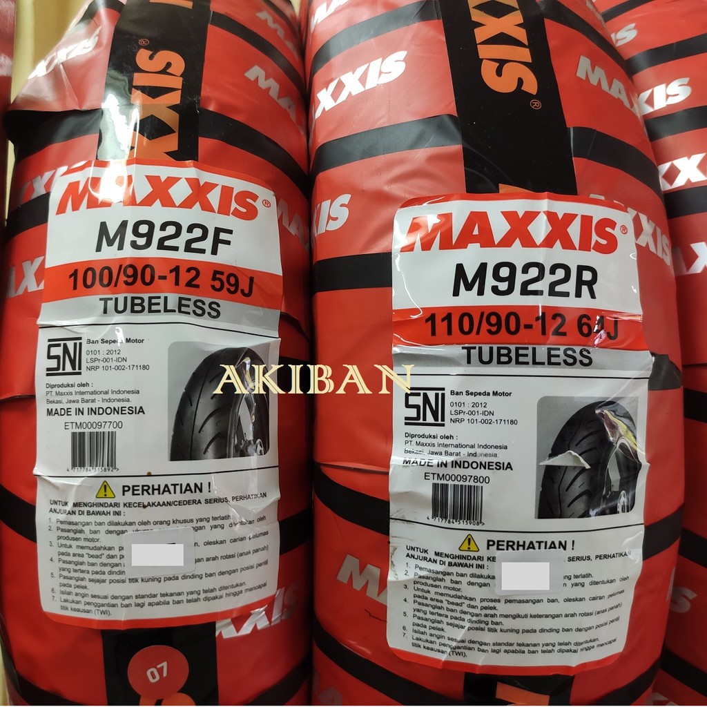 Ban MAXXIS 100/90-12 Ban SCOOPY 100 90 12 Ring 12 Tubeless