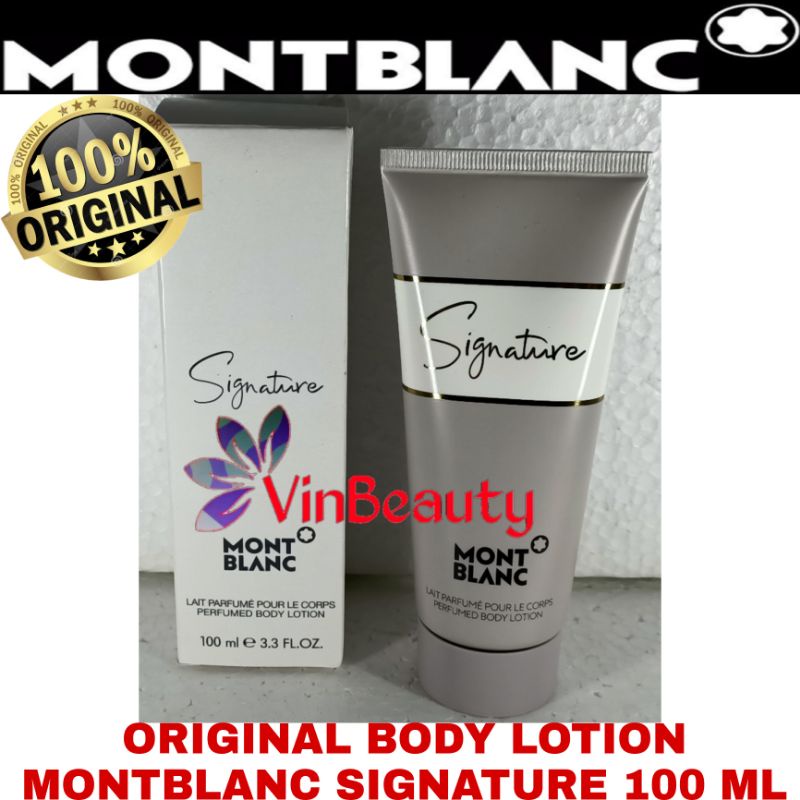 OriginaL Body Lotion Montblanc Signature 100 ml Murah