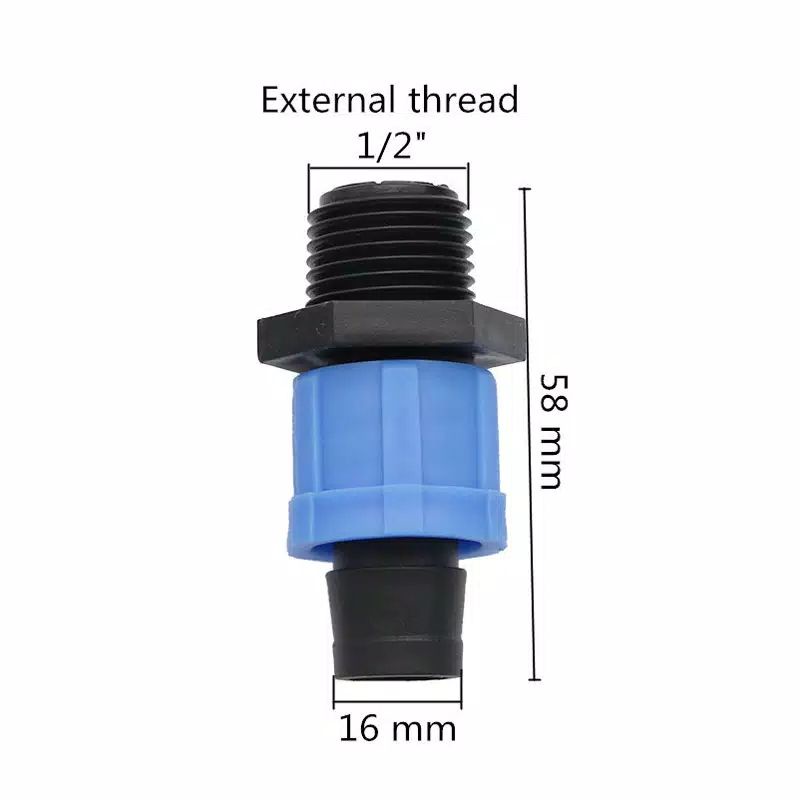 thread lock connector 1/2"