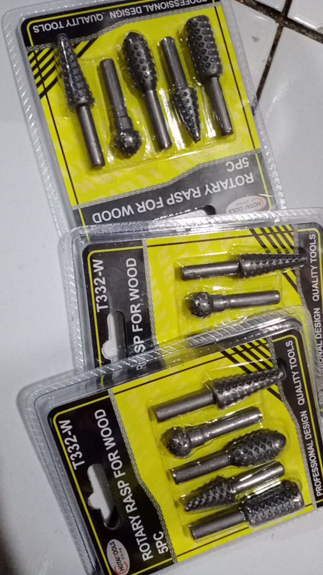 Mata Bor Lubang Ukir Kayu Wood Bits Steel 1/4 Inch 5 Pcs 57000