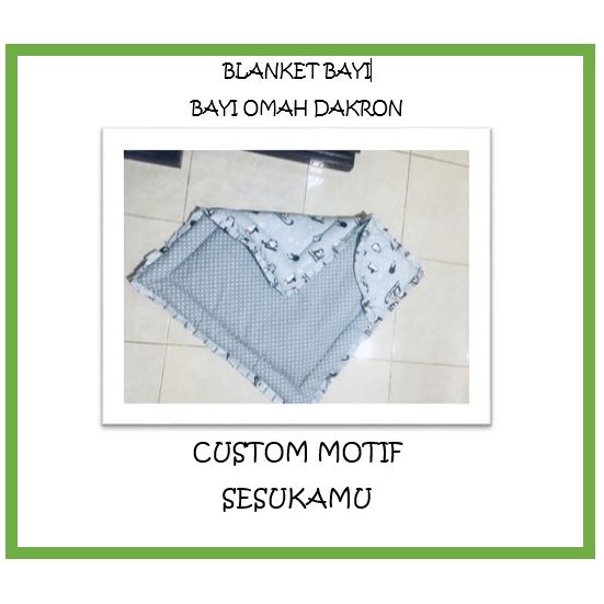 Blanket Tidur Bayi Blanket Bayi baru Lahir New Born Blanket Bayi Tebal Lembut murah