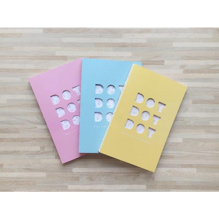 

Notebook / Dot Dot Dot Bullet Journal / Buku Jurnal Isi Kertas Titik - Yellow