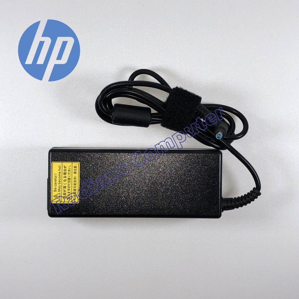 Adaptor Charger Original HP 19.5V 4.62A, 4.5*3.0mm Colokan Biru