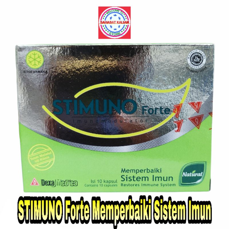 STIMUNO FORTE 10 KAPSUL MEMPERBAIKI SISTEM IMUN