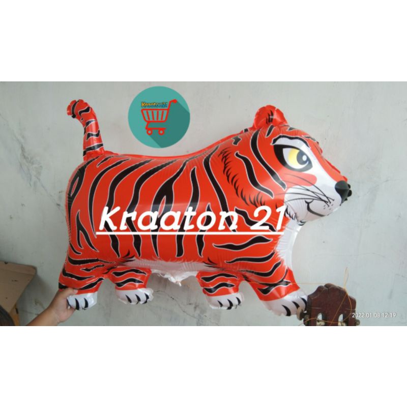 Balon karakter macan / macan terbaru / balon gas macan / balon helium