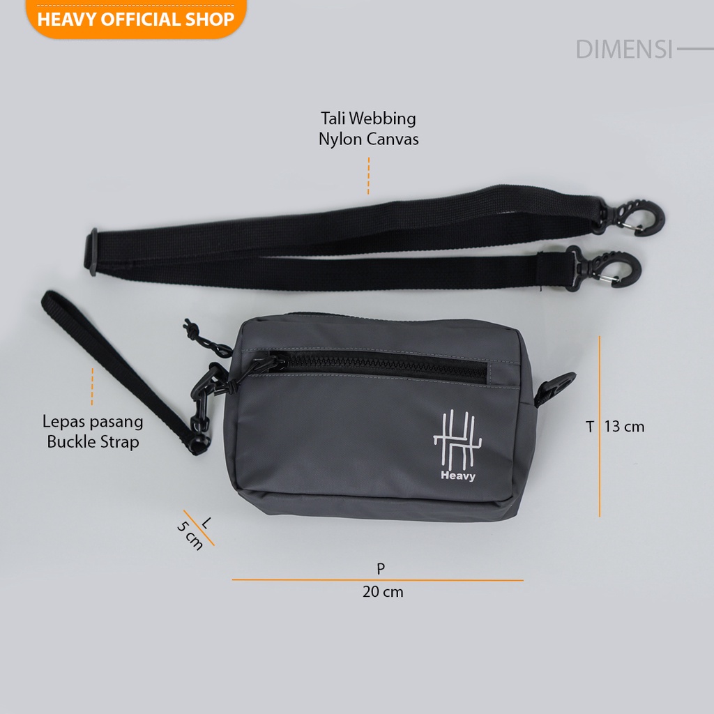 Hand Bag Clutch Pria Waterproof Heavy