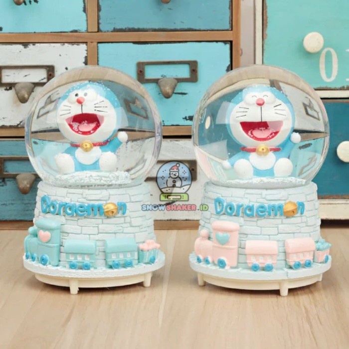 MUSIK-KOTAK- SNOWBALL MUSIC LAMP - SNOWBALL DORAEMON - BOLA MUSIK LAMPU DORAEMON -KOTAK-MUSIK.