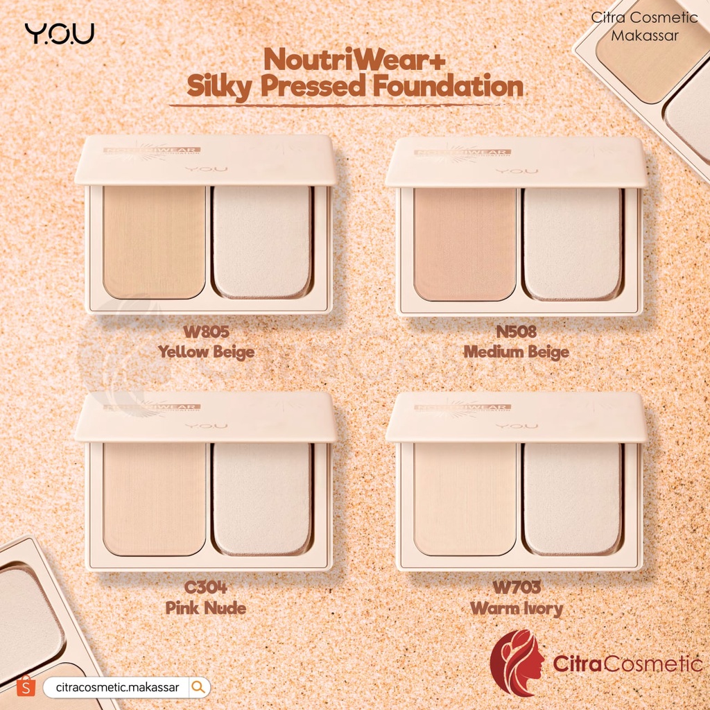 You Noutriwear Silky Pressed Foundation Series