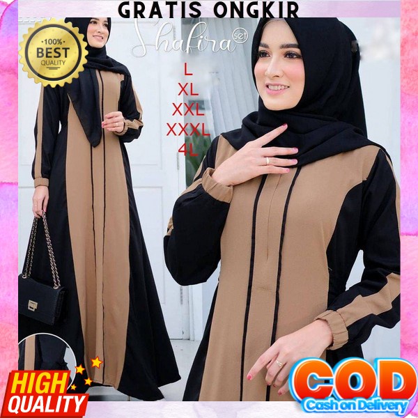 Baju Gamis Pesta Kondangan Remaja Perempuan Baju Muslim Casual Dress Dres Syari Import Premium Gamis