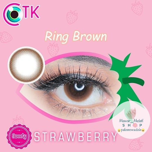 Softlens STRAWBERRY plano softlen